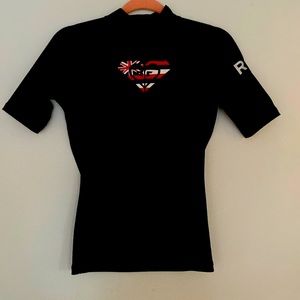 Roxy uvteck rash guard water shirt 🌊 size 8